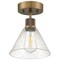 Access Lighting Port Nine Martini, Martini LED SemiFlush, Antique Brushed Brass Finish, Seeded Glass 63146LEDDLP-ABB/SDG - alternate 5
